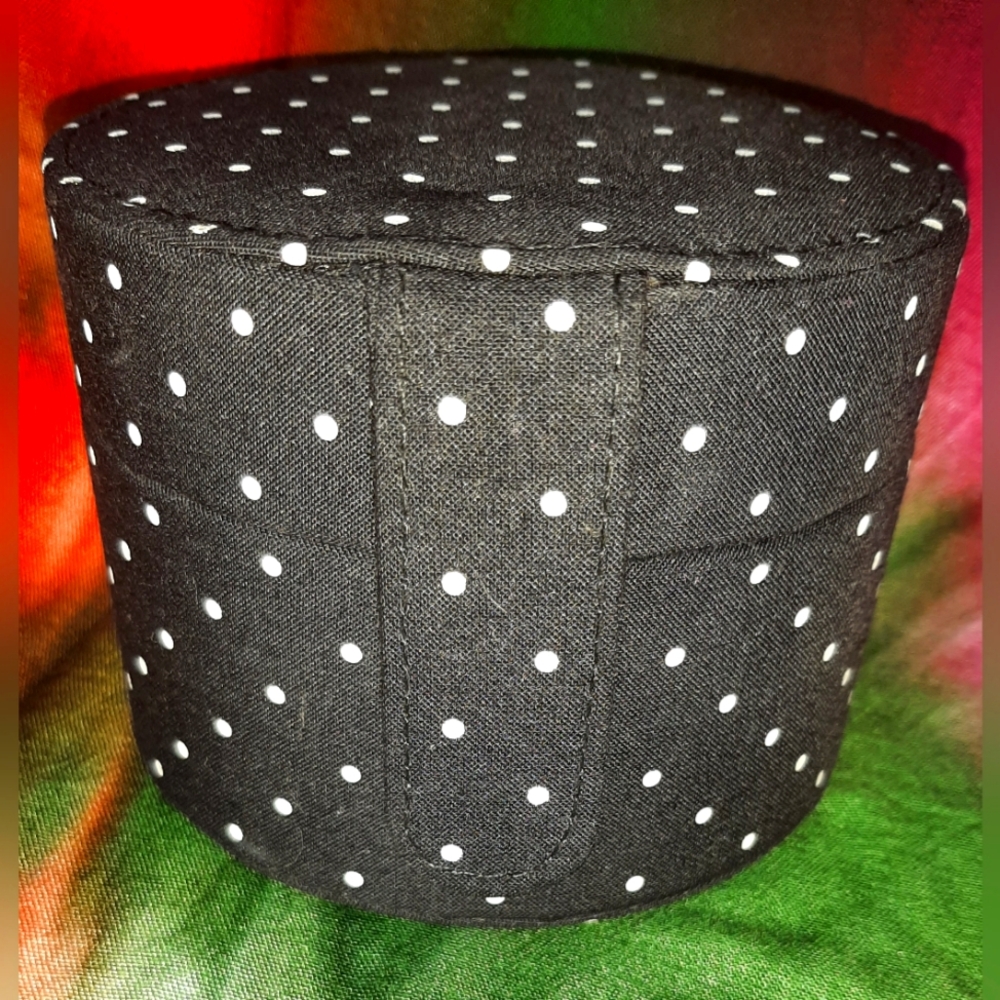 Kate Spade Black Polka Dot Jewlery Box - Picture 2 of 6